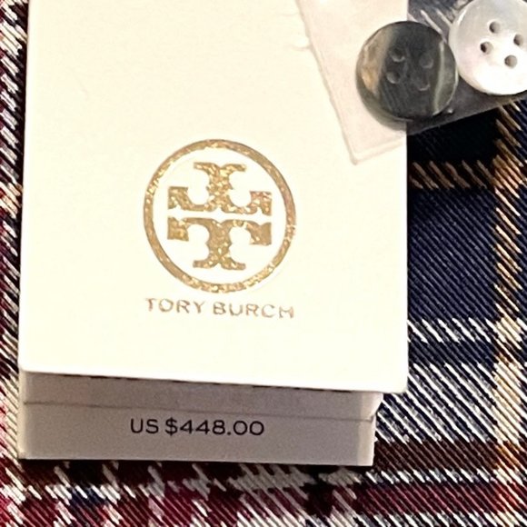 New Cora Milano Tartan Plaid Silk Shirtdress - Picture 5 of 12